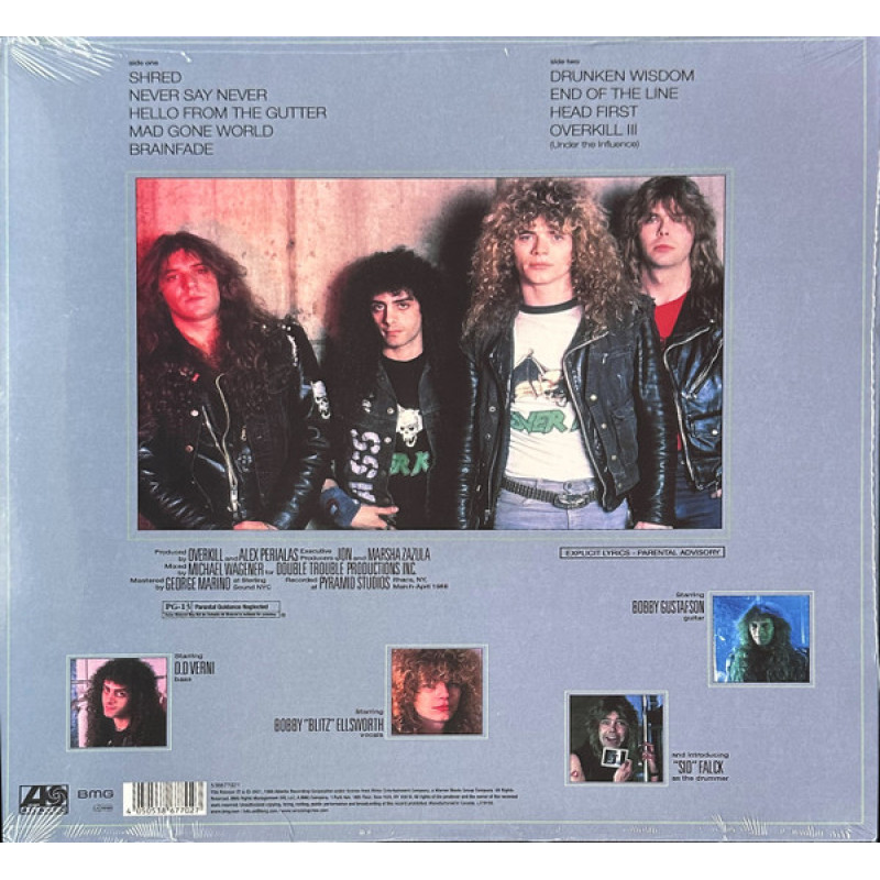 Overkill - Under The Influence (LP) Yellow Marble Vinyl
